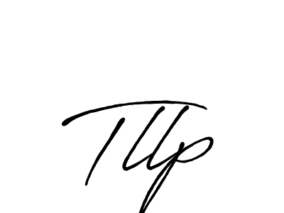 Design your own signature with our free online signature maker. With this signature software, you can create a handwritten (Antro_Vectra_Bolder) signature for name Tllp. Tllp signature style 7 images and pictures png