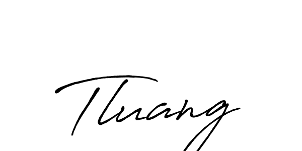The best way (Antro_Vectra_Bolder) to make a short signature is to pick only two or three words in your name. The name Tluang include a total of six letters. For converting this name. Tluang signature style 7 images and pictures png