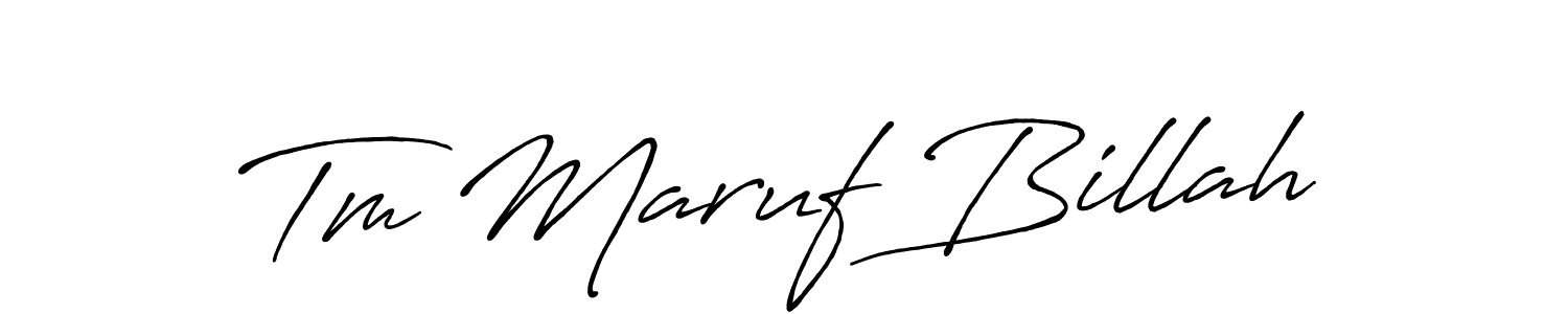 How to Draw Tm Maruf Billah signature style? Antro_Vectra_Bolder is a latest design signature styles for name Tm Maruf Billah. Tm Maruf Billah signature style 7 images and pictures png