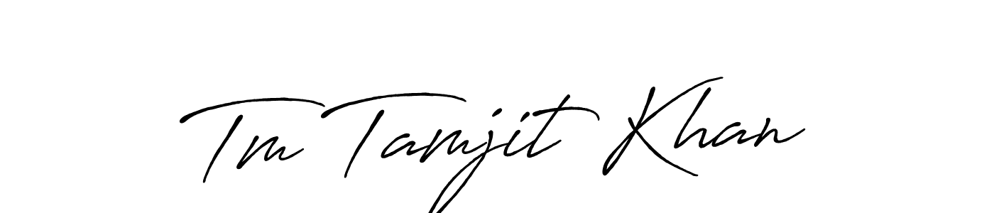 You can use this online signature creator to create a handwritten signature for the name Tm Tamjit Khan. This is the best online autograph maker. Tm Tamjit Khan signature style 7 images and pictures png