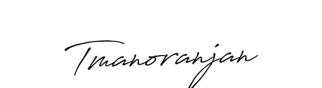 Create a beautiful signature design for name Tmanoranjan. With this signature (Antro_Vectra_Bolder) fonts, you can make a handwritten signature for free. Tmanoranjan signature style 7 images and pictures png