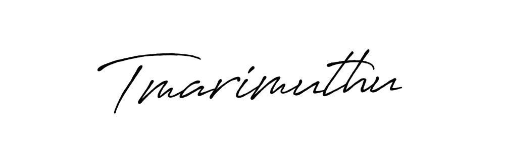 Design your own signature with our free online signature maker. With this signature software, you can create a handwritten (Antro_Vectra_Bolder) signature for name Tmarimuthu. Tmarimuthu signature style 7 images and pictures png