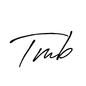 Also we have Tmb name is the best signature style. Create professional handwritten signature collection using Antro_Vectra_Bolder autograph style. Tmb signature style 7 images and pictures png