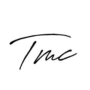 Design your own signature with our free online signature maker. With this signature software, you can create a handwritten (Antro_Vectra_Bolder) signature for name Tmc. Tmc signature style 7 images and pictures png