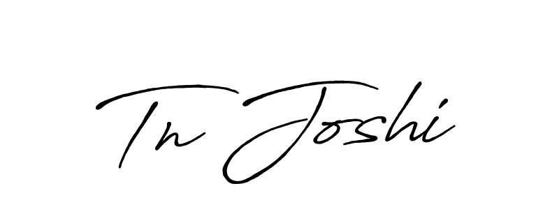 How to Draw Tn Joshi signature style? Antro_Vectra_Bolder is a latest design signature styles for name Tn Joshi. Tn Joshi signature style 7 images and pictures png