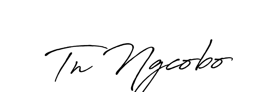 Create a beautiful signature design for name Tn Ngcobo. With this signature (Antro_Vectra_Bolder) fonts, you can make a handwritten signature for free. Tn Ngcobo signature style 7 images and pictures png