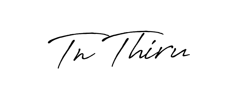 Once you've used our free online signature maker to create your best signature Antro_Vectra_Bolder style, it's time to enjoy all of the benefits that Tn Thiru name signing documents. Tn Thiru signature style 7 images and pictures png