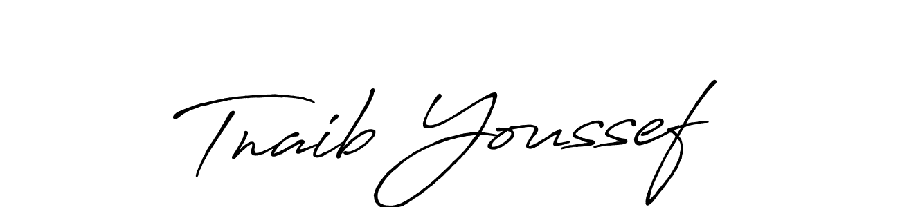 Antro_Vectra_Bolder is a professional signature style that is perfect for those who want to add a touch of class to their signature. It is also a great choice for those who want to make their signature more unique. Get Tnaib Youssef name to fancy signature for free. Tnaib Youssef signature style 7 images and pictures png