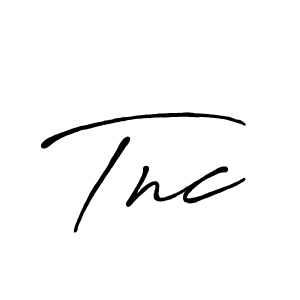 Similarly Antro_Vectra_Bolder is the best handwritten signature design. Signature creator online .You can use it as an online autograph creator for name Tnc. Tnc signature style 7 images and pictures png