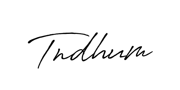 How to make Tndhum name signature. Use Antro_Vectra_Bolder style for creating short signs online. This is the latest handwritten sign. Tndhum signature style 7 images and pictures png