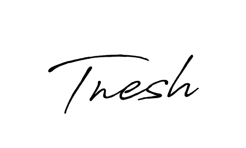 Use a signature maker to create a handwritten signature online. With this signature software, you can design (Antro_Vectra_Bolder) your own signature for name Tnesh. Tnesh signature style 7 images and pictures png