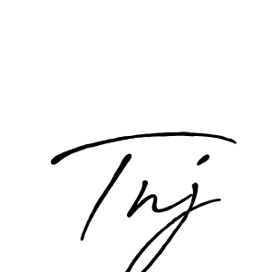 Once you've used our free online signature maker to create your best signature Antro_Vectra_Bolder style, it's time to enjoy all of the benefits that Tnj name signing documents. Tnj signature style 7 images and pictures png
