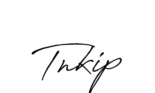 Use a signature maker to create a handwritten signature online. With this signature software, you can design (Antro_Vectra_Bolder) your own signature for name Tnkip. Tnkip signature style 7 images and pictures png