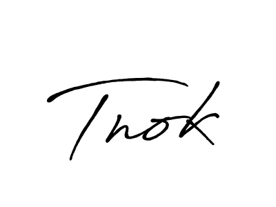 Create a beautiful signature design for name Tnok. With this signature (Antro_Vectra_Bolder) fonts, you can make a handwritten signature for free. Tnok signature style 7 images and pictures png