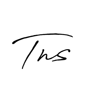 Design your own signature with our free online signature maker. With this signature software, you can create a handwritten (Antro_Vectra_Bolder) signature for name Tns. Tns signature style 7 images and pictures png
