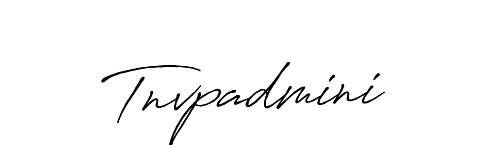 Make a beautiful signature design for name Tnvpadmini. Use this online signature maker to create a handwritten signature for free. Tnvpadmini signature style 7 images and pictures png