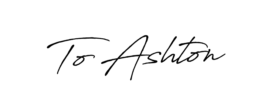 Make a beautiful signature design for name To Ashton. Use this online signature maker to create a handwritten signature for free. To Ashton signature style 7 images and pictures png