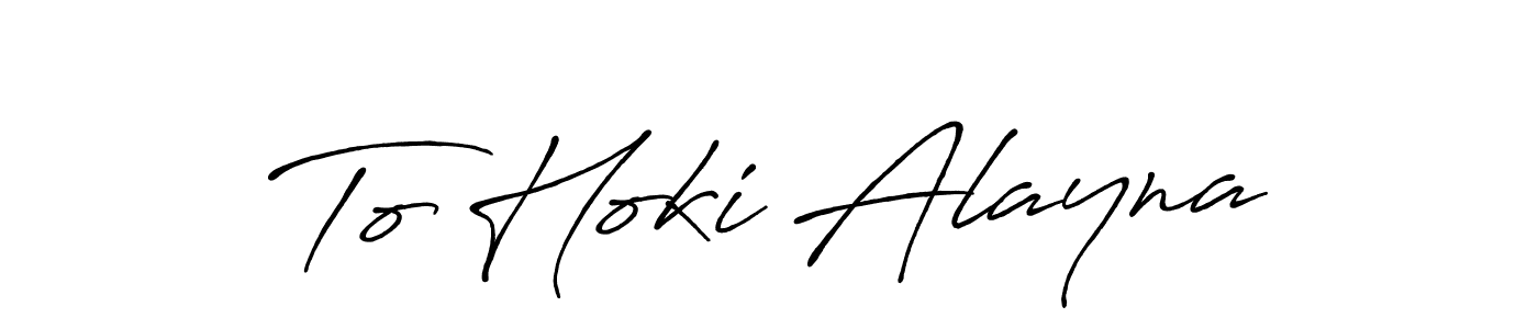 How to Draw To Hoki Alayna signature style? Antro_Vectra_Bolder is a latest design signature styles for name To Hoki Alayna. To Hoki Alayna signature style 7 images and pictures png