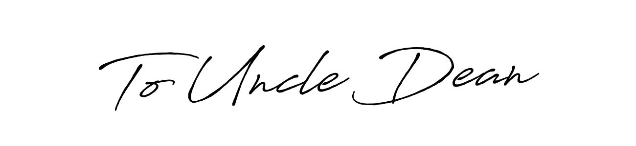 See photos of To Uncle Dean official signature by Spectra . Check more albums & portfolios. Read reviews & check more about Antro_Vectra_Bolder font. To Uncle Dean signature style 7 images and pictures png