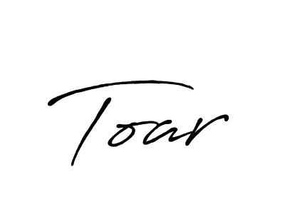 You should practise on your own different ways (Antro_Vectra_Bolder) to write your name (Toar) in signature. don't let someone else do it for you. Toar signature style 7 images and pictures png