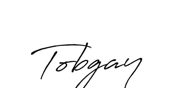 Tobgay stylish signature style. Best Handwritten Sign (Antro_Vectra_Bolder) for my name. Handwritten Signature Collection Ideas for my name Tobgay. Tobgay signature style 7 images and pictures png