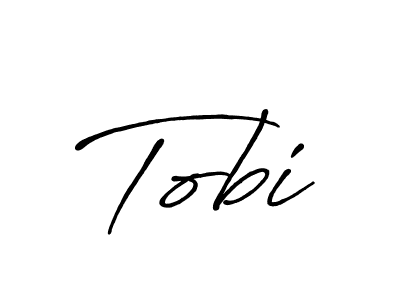 Create a beautiful signature design for name Tobi. With this signature (Antro_Vectra_Bolder) fonts, you can make a handwritten signature for free. Tobi signature style 7 images and pictures png