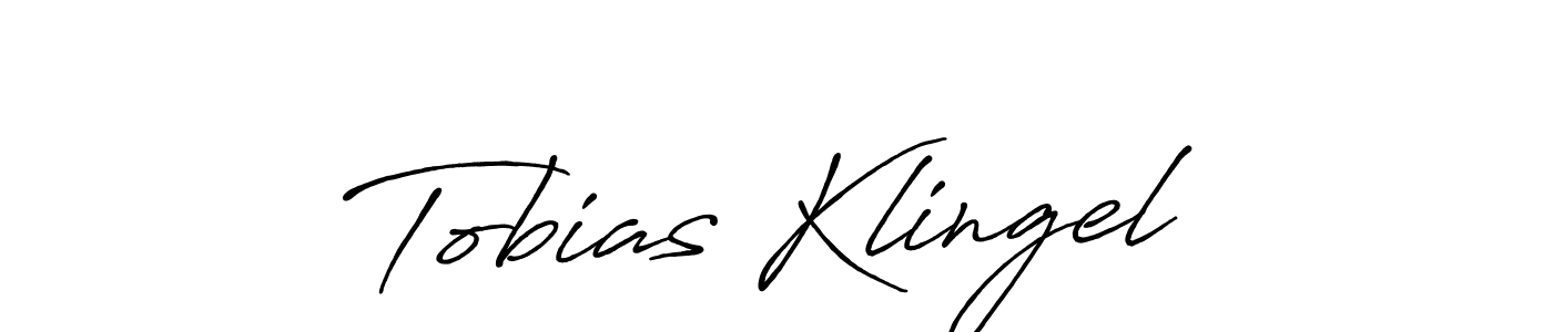 Create a beautiful signature design for name Tobias Klingel. With this signature (Antro_Vectra_Bolder) fonts, you can make a handwritten signature for free. Tobias Klingel signature style 7 images and pictures png