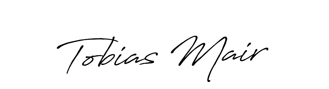 Tobias Mair stylish signature style. Best Handwritten Sign (Antro_Vectra_Bolder) for my name. Handwritten Signature Collection Ideas for my name Tobias Mair. Tobias Mair signature style 7 images and pictures png