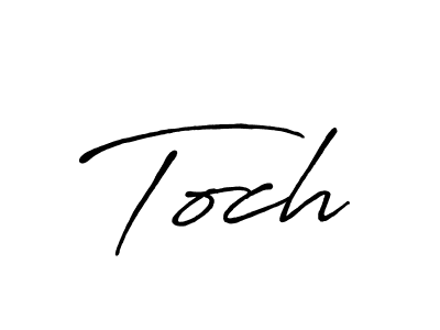 Also You can easily find your signature by using the search form. We will create Toch name handwritten signature images for you free of cost using Antro_Vectra_Bolder sign style. Toch signature style 7 images and pictures png