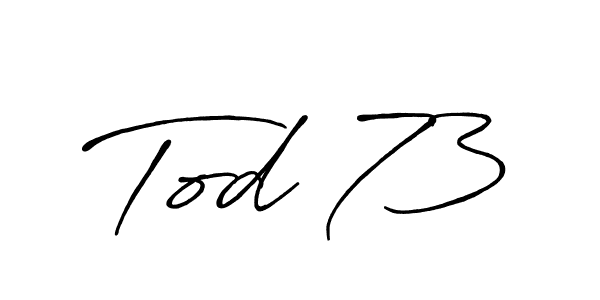 You should practise on your own different ways (Antro_Vectra_Bolder) to write your name (Tod 73) in signature. don't let someone else do it for you. Tod 73 signature style 7 images and pictures png