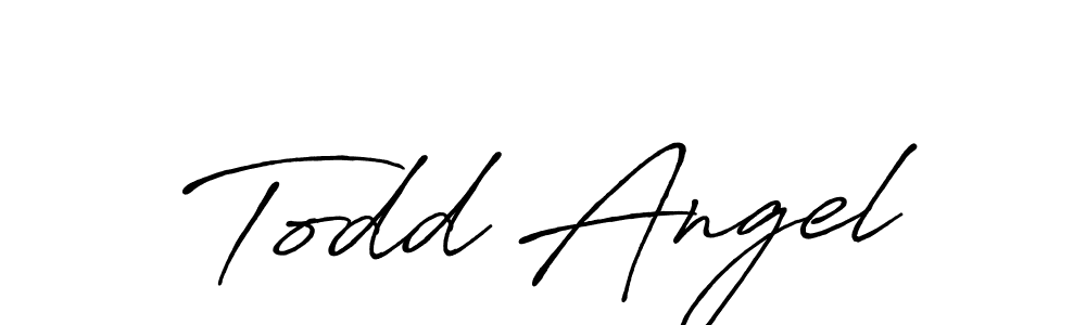 Once you've used our free online signature maker to create your best signature Antro_Vectra_Bolder style, it's time to enjoy all of the benefits that Todd Angel name signing documents. Todd Angel signature style 7 images and pictures png