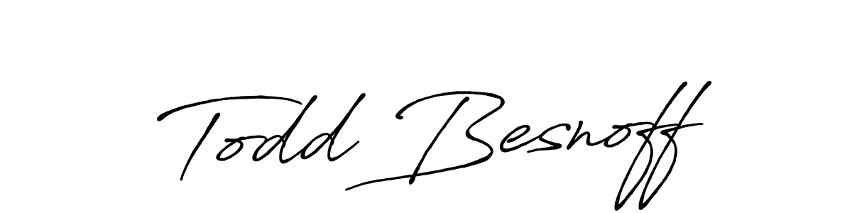 Design your own signature with our free online signature maker. With this signature software, you can create a handwritten (Antro_Vectra_Bolder) signature for name Todd Besnoff. Todd Besnoff signature style 7 images and pictures png