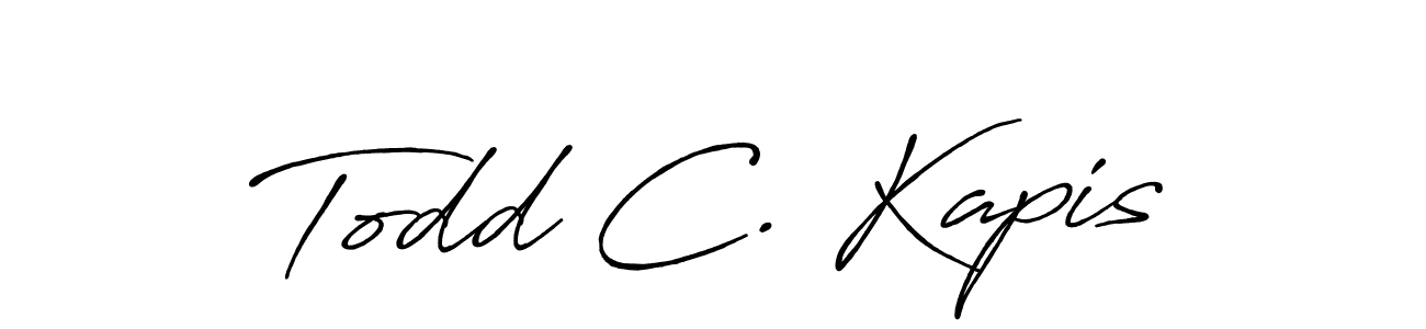 Also we have Todd C. Kapis name is the best signature style. Create professional handwritten signature collection using Antro_Vectra_Bolder autograph style. Todd C. Kapis signature style 7 images and pictures png