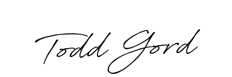 You should practise on your own different ways (Antro_Vectra_Bolder) to write your name (Todd Gord) in signature. don't let someone else do it for you. Todd Gord signature style 7 images and pictures png