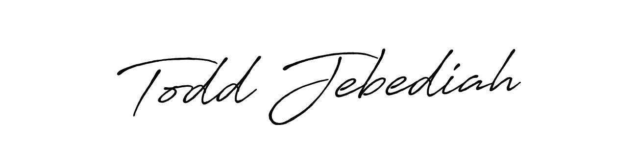 The best way (Antro_Vectra_Bolder) to make a short signature is to pick only two or three words in your name. The name Todd Jebediah include a total of six letters. For converting this name. Todd Jebediah signature style 7 images and pictures png