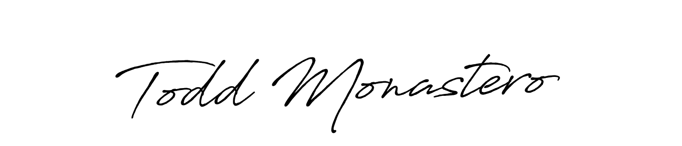 How to make Todd Monastero signature? Antro_Vectra_Bolder is a professional autograph style. Create handwritten signature for Todd Monastero name. Todd Monastero signature style 7 images and pictures png