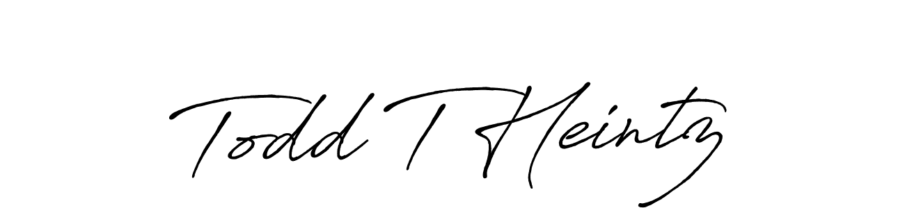 Similarly Antro_Vectra_Bolder is the best handwritten signature design. Signature creator online .You can use it as an online autograph creator for name Todd T Heintz. Todd T Heintz signature style 7 images and pictures png