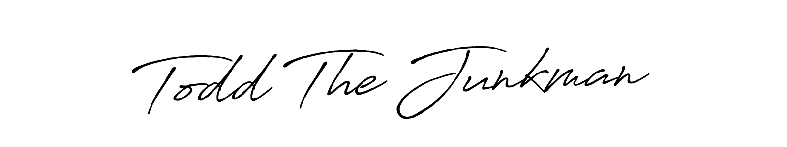 Also You can easily find your signature by using the search form. We will create Todd The Junkman name handwritten signature images for you free of cost using Antro_Vectra_Bolder sign style. Todd The Junkman signature style 7 images and pictures png