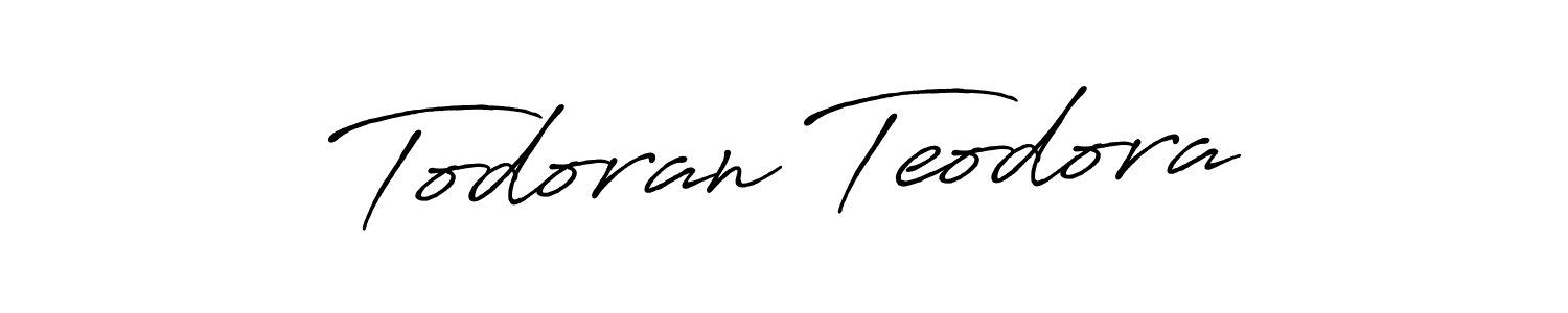 This is the best signature style for the Todoran Teodora name. Also you like these signature font (Antro_Vectra_Bolder). Mix name signature. Todoran Teodora signature style 7 images and pictures png