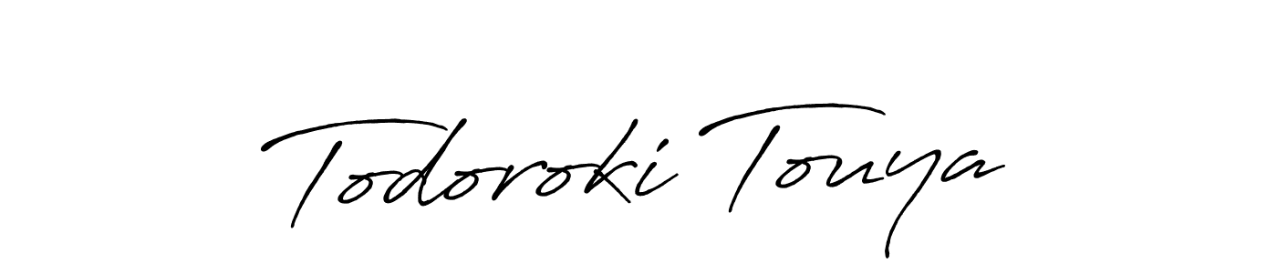 Also You can easily find your signature by using the search form. We will create Todoroki Touya name handwritten signature images for you free of cost using Antro_Vectra_Bolder sign style. Todoroki Touya signature style 7 images and pictures png