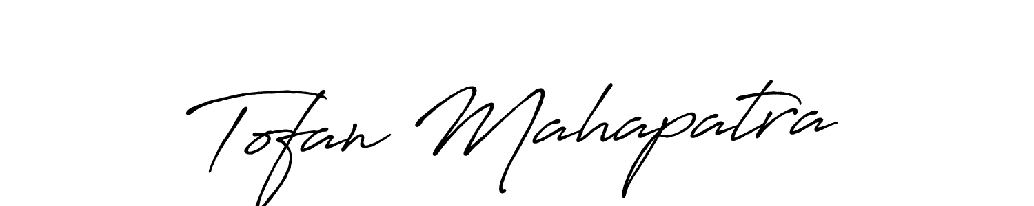 Tofan Mahapatra stylish signature style. Best Handwritten Sign (Antro_Vectra_Bolder) for my name. Handwritten Signature Collection Ideas for my name Tofan Mahapatra. Tofan Mahapatra signature style 7 images and pictures png