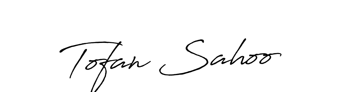 How to make Tofan Sahoo signature? Antro_Vectra_Bolder is a professional autograph style. Create handwritten signature for Tofan Sahoo name. Tofan Sahoo signature style 7 images and pictures png