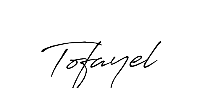 How to make Tofayel name signature. Use Antro_Vectra_Bolder style for creating short signs online. This is the latest handwritten sign. Tofayel signature style 7 images and pictures png
