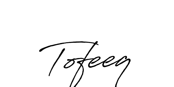Similarly Antro_Vectra_Bolder is the best handwritten signature design. Signature creator online .You can use it as an online autograph creator for name Tofeeq. Tofeeq signature style 7 images and pictures png