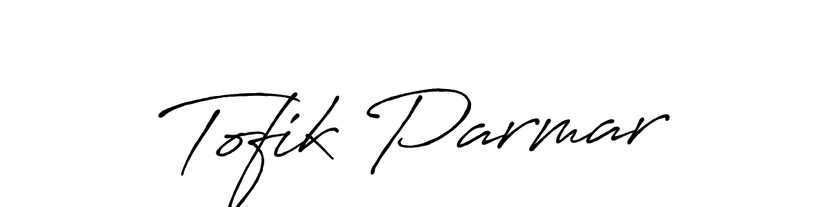 Similarly Antro_Vectra_Bolder is the best handwritten signature design. Signature creator online .You can use it as an online autograph creator for name Tofik Parmar. Tofik Parmar signature style 7 images and pictures png