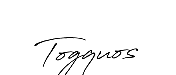 Design your own signature with our free online signature maker. With this signature software, you can create a handwritten (Antro_Vectra_Bolder) signature for name Togquos. Togquos signature style 7 images and pictures png