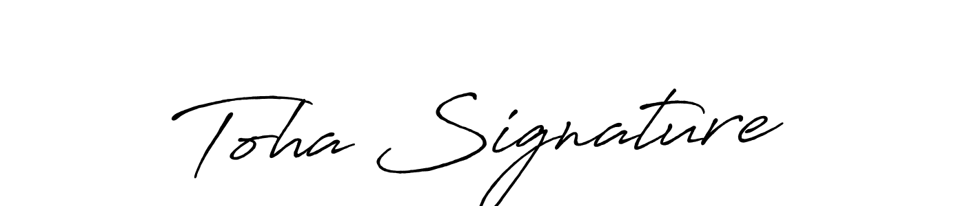 How to Draw Toha Signature signature style? Antro_Vectra_Bolder is a latest design signature styles for name Toha Signature. Toha Signature signature style 7 images and pictures png