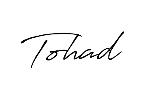 Best and Professional Signature Style for Tohad. Antro_Vectra_Bolder Best Signature Style Collection. Tohad signature style 7 images and pictures png