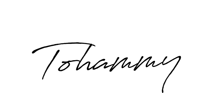 Create a beautiful signature design for name Tohammy. With this signature (Antro_Vectra_Bolder) fonts, you can make a handwritten signature for free. Tohammy signature style 7 images and pictures png