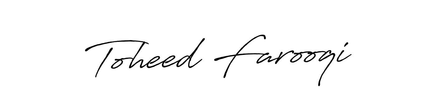 Once you've used our free online signature maker to create your best signature Antro_Vectra_Bolder style, it's time to enjoy all of the benefits that Toheed Farooqi name signing documents. Toheed Farooqi signature style 7 images and pictures png